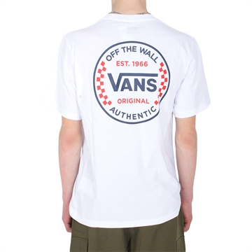 Vans T-shirt Authentic Checker White